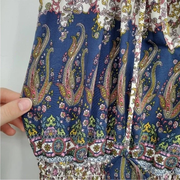 MISA Los Angeles Maddie Sleeveless Midi Dress in French Floral Paisley XS NWOT - Picture 7 of 11